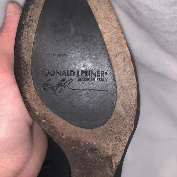 Donald J Piner pull on couture wedge boots - Picture 9 of 14